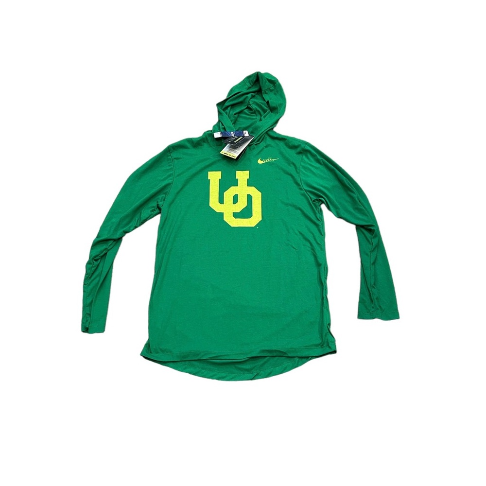 Oregon Ducks Nike Men’s Logo Long Sleeve Pullover Hoodie‎